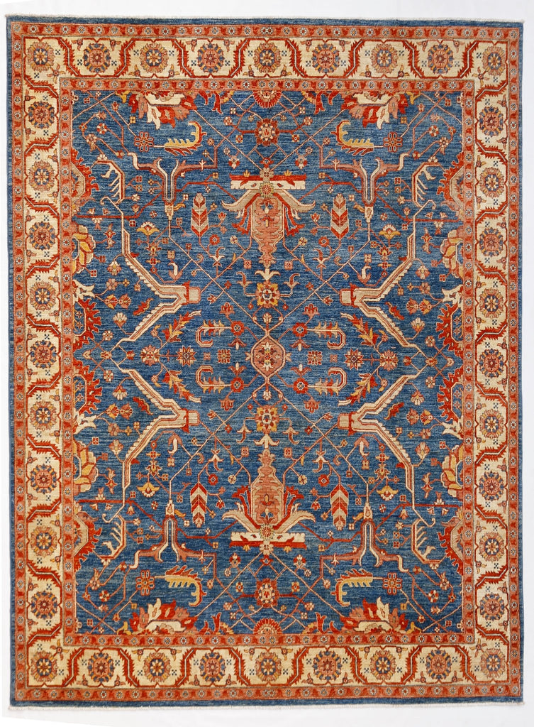High Quality Handmade Afghan Chobi Rug | 296 x 249 cm | 9'9" x 8'2" - Najaf Rugs & Textile