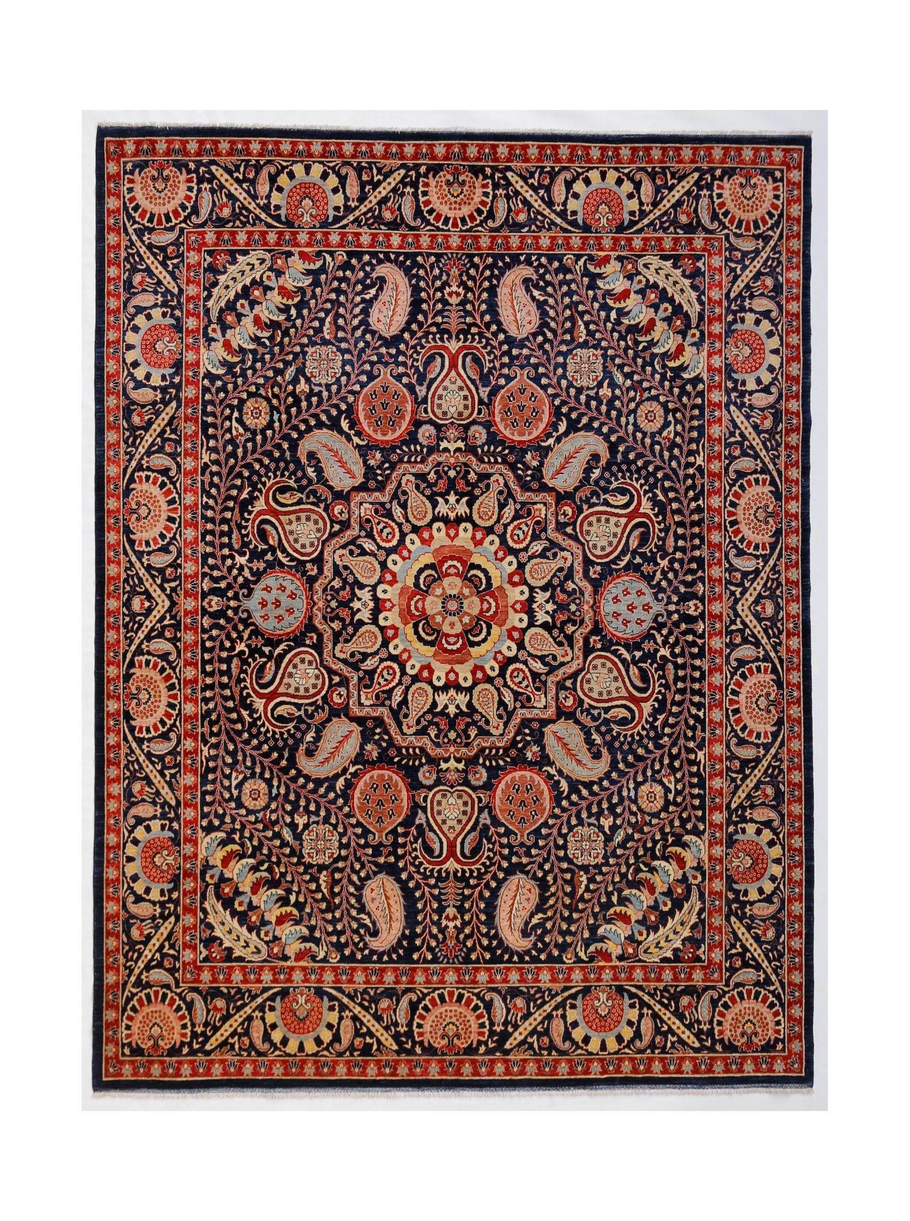 High Quality Handmade Afghan Chobi Rug | 300 x 245 cm | 9'10" x 8'1" - Najaf Rugs & Textile