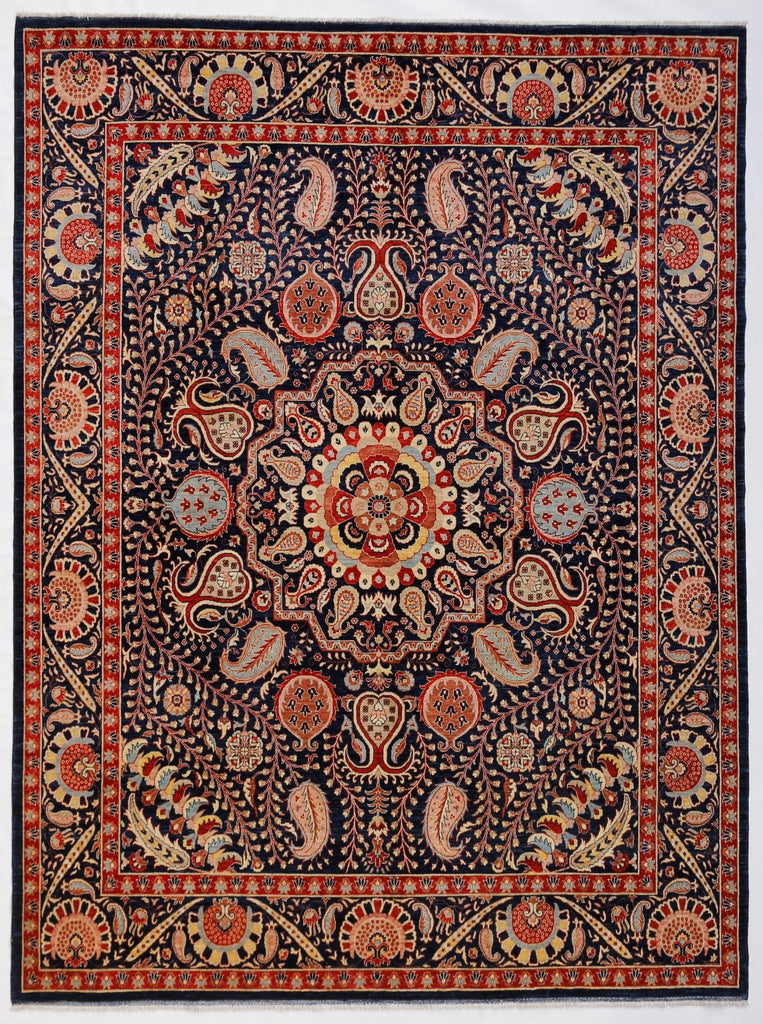 High Quality Handmade Afghan Chobi Rug | 300 x 245 cm | 9'10" x 8'1" - Najaf Rugs & Textile