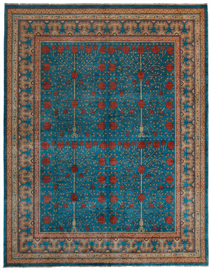High Quality Handwoven Afghan Chobi Rug | 308 x 245 cm | 10'1" x 8'1" - Najaf Rugs & Textile