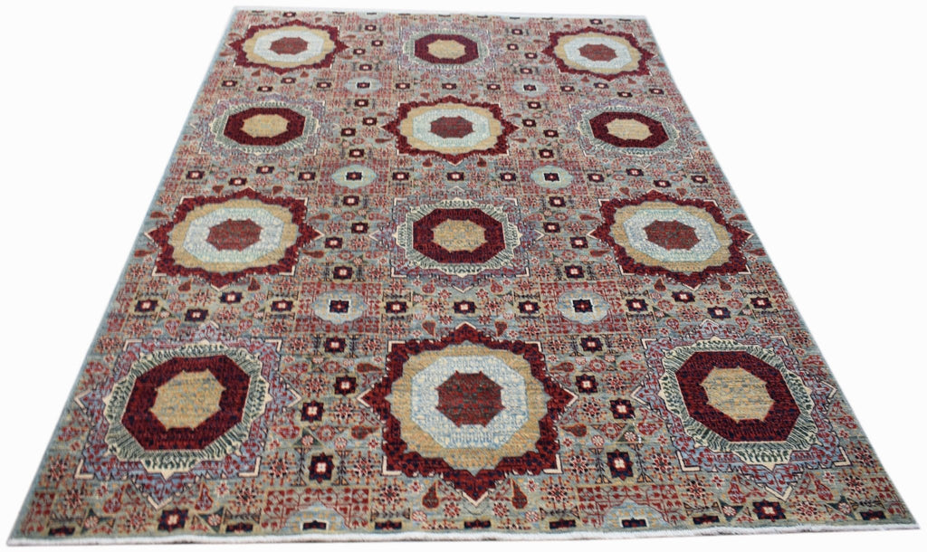 High Quality Handwoven Chobi Mamluk Rug | 241 x 169 cm | 7'11" x 5'7" - Najaf Rugs & Textile